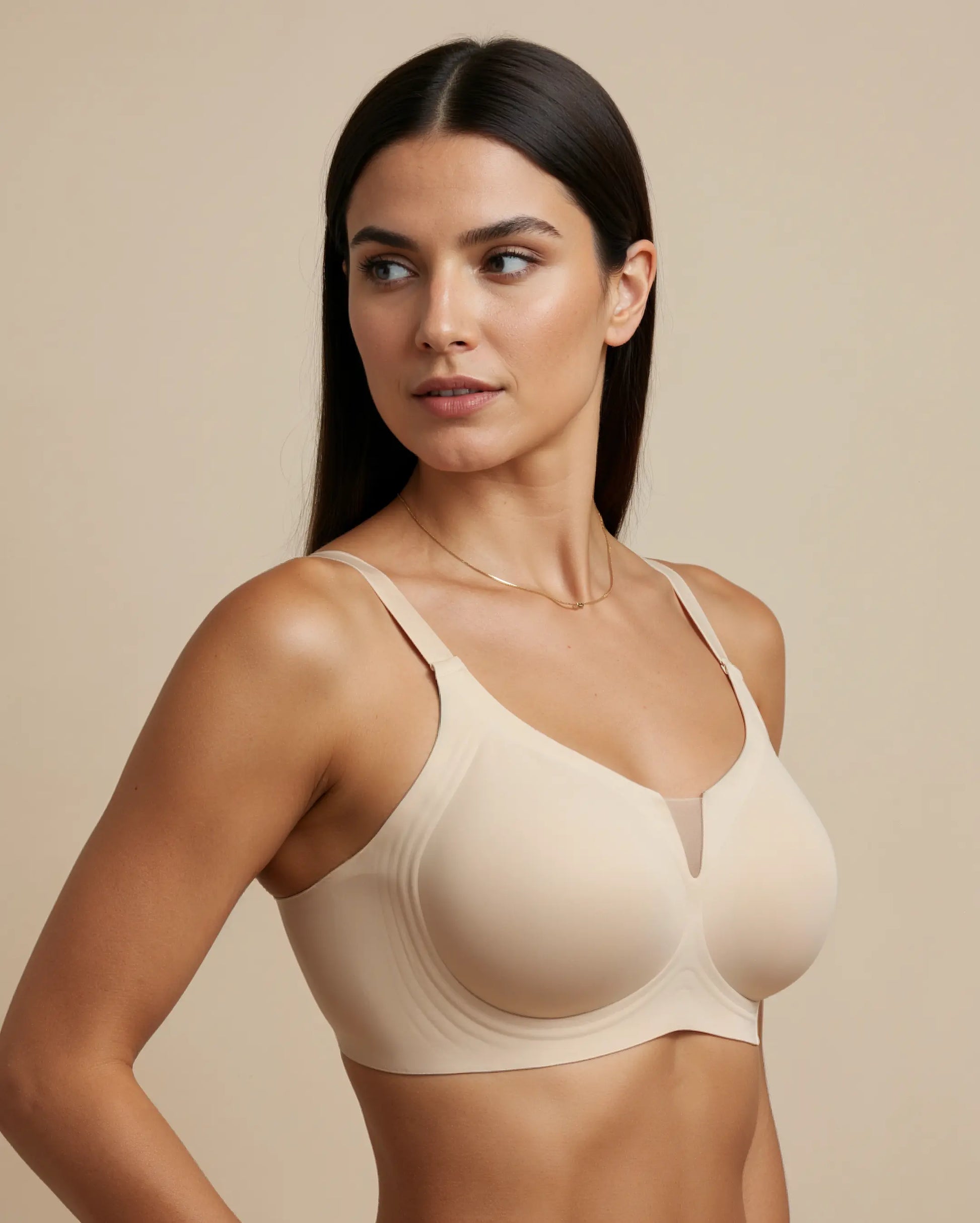 Corpiño Glamour de tiras finas – con tirantes finos y aterciopelados