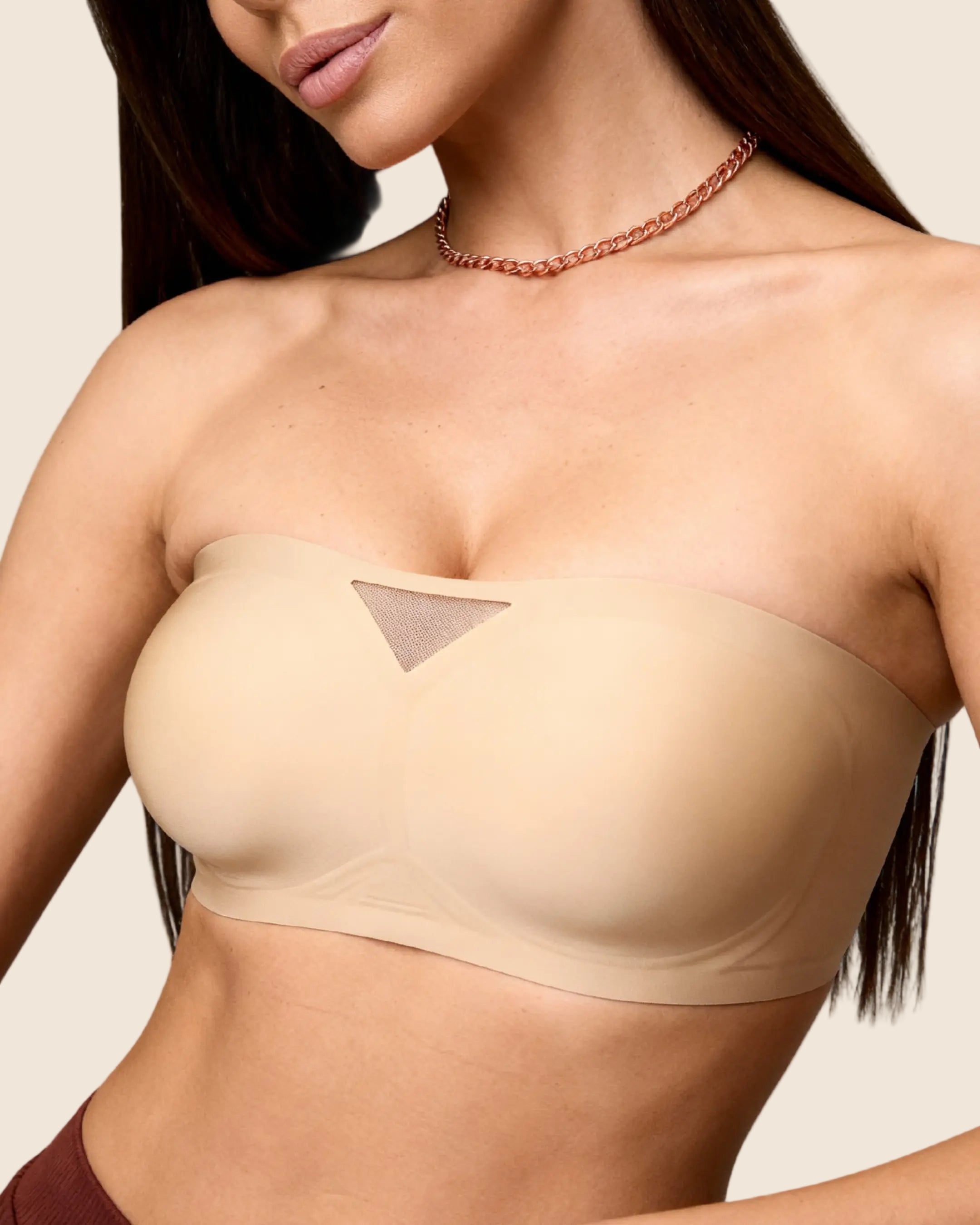 Corpiño Strapless Sensación – con tazas removibles